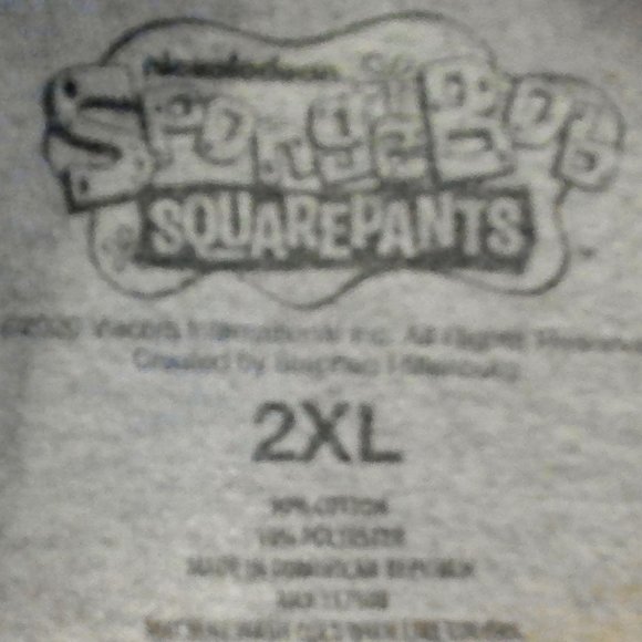"Shocked" Sponge Bob and Patrick Tee (2XL) - Picture 3 of 3
